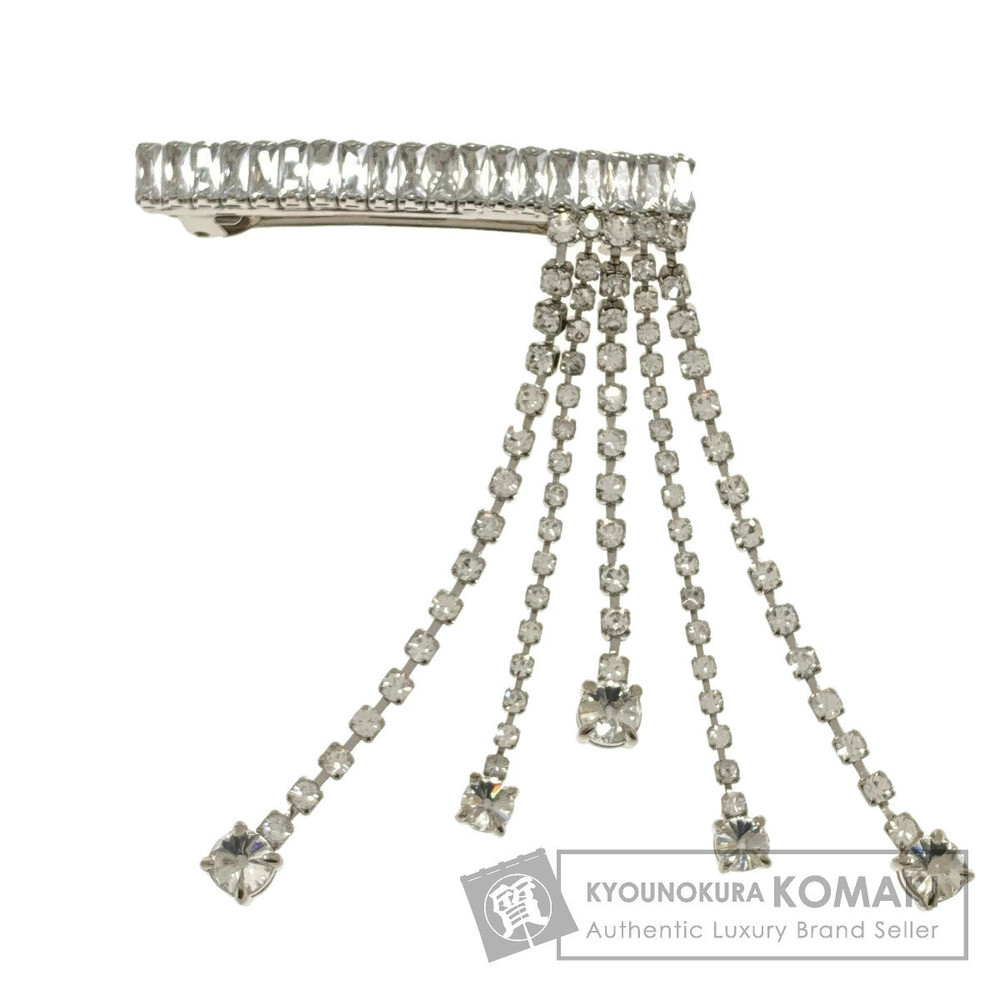 Miu Miu rhinestone barrette metal